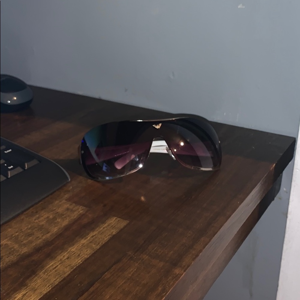 White Armani sun glasses